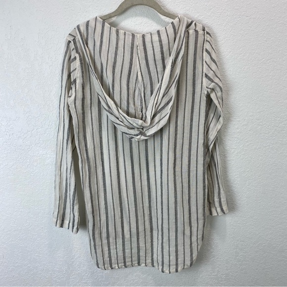Billabong Lightweight Striped Hooded Top - Picture 8 of 9